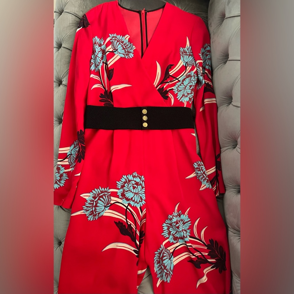 Dian Von Furstenberg, Jumpsuit, Size 8